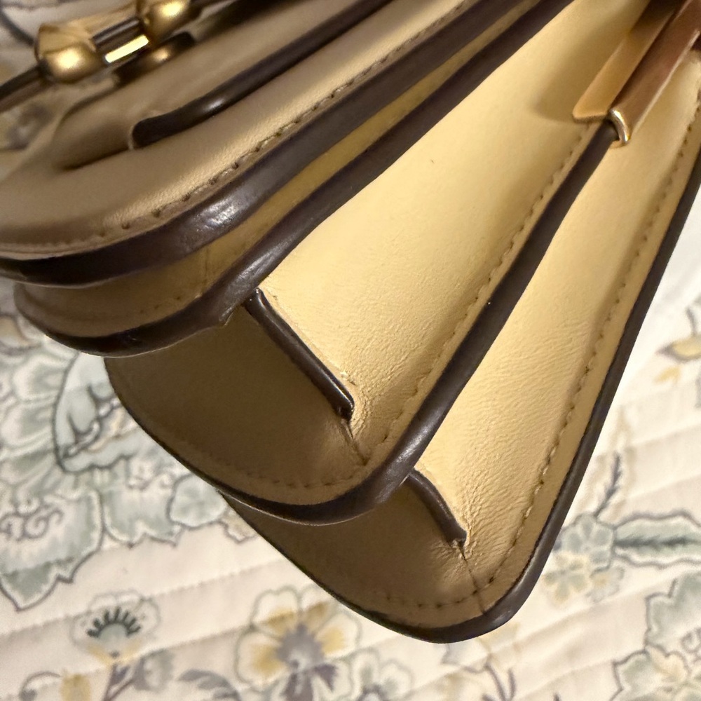 Coach Twisted Tabby Shoulder Bag in Moonlight Butter Yellow - Picture 6 of 10